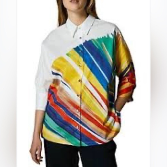 Marina Rinaldi Women’s Top Blouse Plus Size 16 - Picture 2 of 8